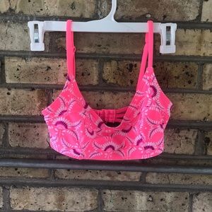 Bright pink swimsuit top!